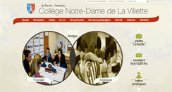 Desktop Screenshot of college-lavillette.com