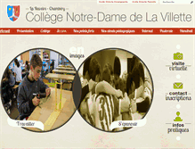 Tablet Screenshot of college-lavillette.com